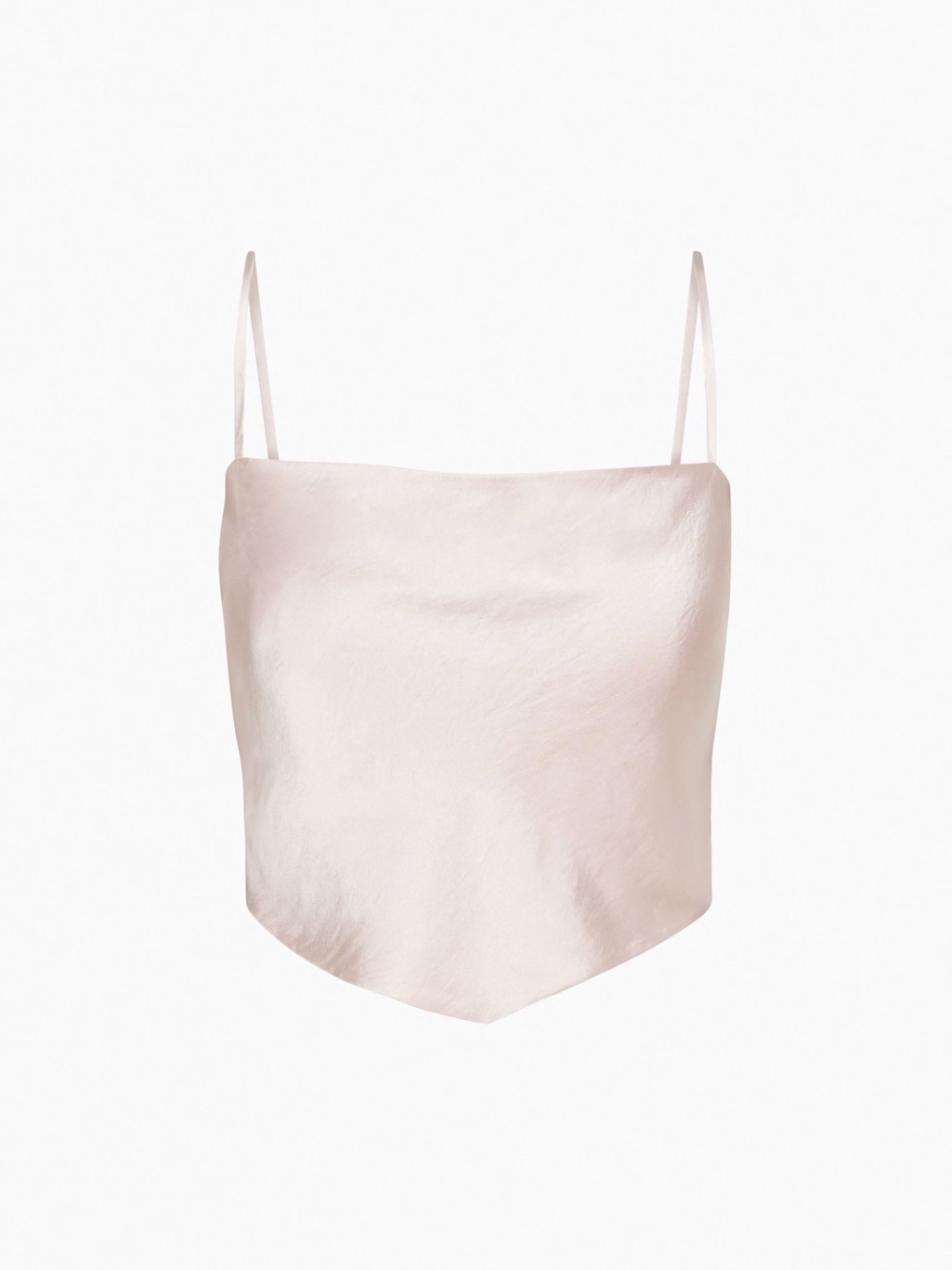 Aritzia Elektra Satin Camisole - Damask Pink